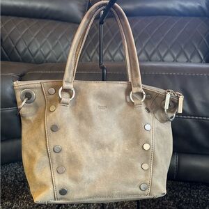 Hammitt Daniel Medium Tan /Brushed Gold Women’s Satchel Bag